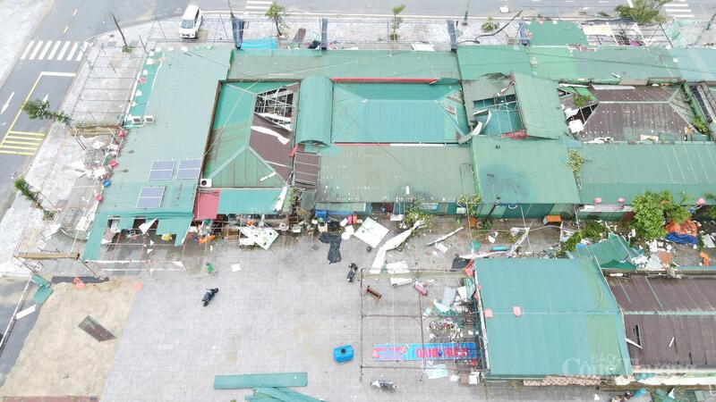 Một góc khu du lịch Thiên Cầm nhìn từ trên cao.