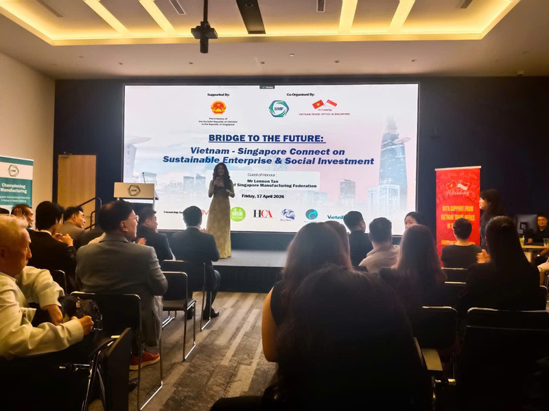 Chương trình kết nối giao thương Việt Nam-Singapore mang tên “Kết nối doanh nghiệp bền vững và đầu tư xã hội năm 2026".