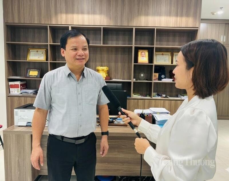 Ông Phạm Xuân Tùng, Giám đốc Sở Công Thương tỉnh Cao Bằng trả lời phỏng vấn của phóng viên Báo Công Thương. Ảnh: Hán Hiển