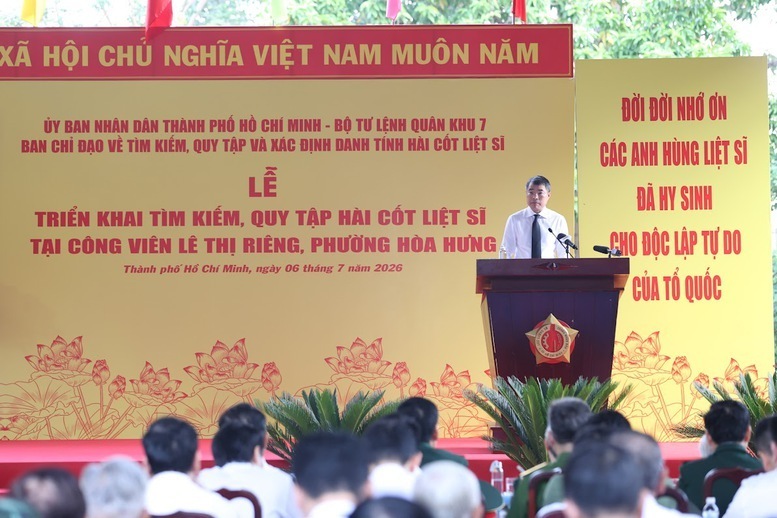 Thủ tướng Lê Minh Hưng phát biểu tại buổi lễ - Ảnh: VGP/Nhật Bắc