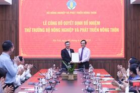 Trao quyết định bổ nhiệm tân Thứ trưởng Bộ NN&PTNT
