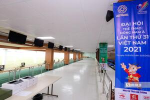 Bên trong trường bắn hiện đại phục vụ SEA Games 31