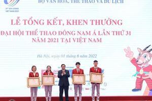 Thủ tướng Phạm Minh Chính: Nỗ lực hết mình vì màu cờ Tổ quốc, chinh phục những đỉnh cao mới