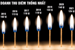 Dừng bán diêm, doanh thu Diêm Thống Nhất lần đầu tăng trưởng âm sau 5 năm