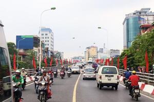 Phố phường Thủ đô được trang hoàng rực rỡ chào mừng Quốc khánh 2/9