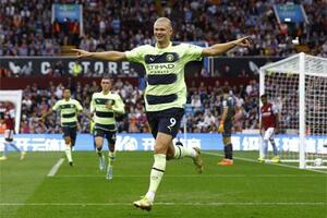 Haaland tiếp tục ghi bàn, Man City vẫn bị Aston Villa chia điểm đáng tiếc