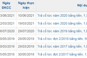 Thủy điện A Vương chốt quyền trả cổ tức tiền mặt tỷ lệ 30%