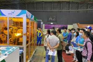 VNAS trình diễn trạm hàn tiêu chuẩn tại triển lãm MTA Hanoi 2022