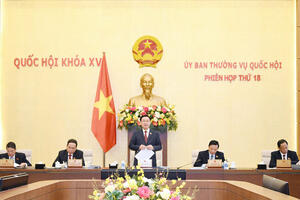 Khai mạc phiên họp thứ 18 của Uỷ ban Thường vụ Quốc hội