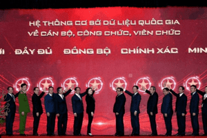 Khai trương hệ thống cơ sở dữ liệu quốc gia về cán bộ, công chức, viên chức
