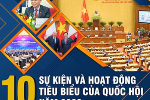 10 sự kiện, hoạt động tiêu biểu của Quốc hội Việt Nam năm 2022