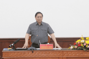 Thủ tướng Phạm Minh Chính làm việc với lãnh đạo chủ chốt tỉnh Bến Tre