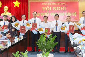 Tỉnh Bình Dương: Điều động, bổ nhiệm nhiều lãnh đạo sở ngành