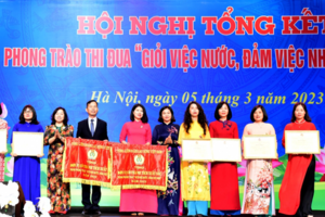 Tổng kết phong trào thi đua “Giỏi việc nước, đảm việc nhà” năm 2022