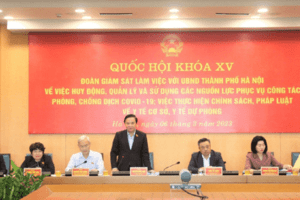 Giám sát việc huy động, quản lý sử dụng các nguồn lực phục vụ công tác phòng, chống dịch Covid-19 trên địa bàn Thành phố