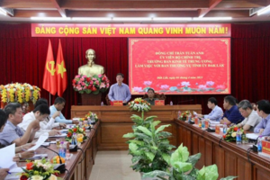 Trưởng Ban Kinh tế Trung ương Trần Tuấn Anh làm việc với Đắk Lắk về bảo vệ, phát triển rừng