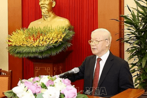 Tổng Bí thư gửi thư chúc mừng năm mới hai nước Lào và Campuchia