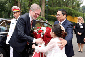Thủ tướng Phạm Minh Chính chủ trì Lễ đón Thủ tướng Cộng hòa Séc thăm chính thức Việt Nam