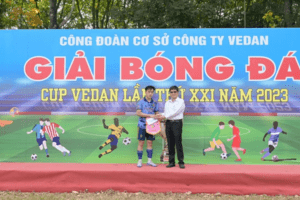 Giải bóng đá “Cúp Vedan”2023 - Sân chơi nâng cao sức khỏe, thắt chặt tình đoàn kết