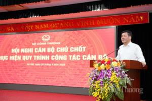 Bộ Công Thương tổ chức Hội nghị cán bộ chủ chốt thực hiện quy trình công tác cán bộ