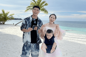 Cầu thủ Duy Mạnh báo tin vui vợ mang bầu lần hai