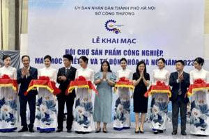 Khai mạc hội chợ sản phẩm công nghiệp, máy móc thiết bị và tự động hóa Hà Nội 2023