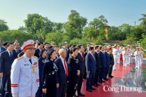 Lãnh đạo Đảng, Nhà nước vào Lăng viếng Chủ tịch Hồ Chí Minh nhân kỷ niệm 133 năm Ngày sinh của Người