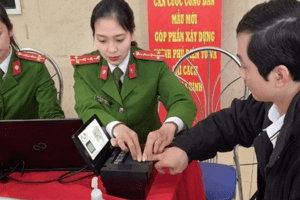 Hà Nội: 27 xã hoàn thành chỉ tiêu cấp căn cước công dân gắn chip