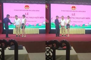 Phương Oanh và Shark Bình chính thức đăng ký kết hôn