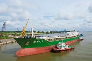 Cảng Cần Thơ đón tàu tải trọng 16.800 DWT quốc tịch Panama