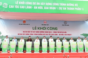 Khởi công cao tốc Cao Lãnh - An Hữu, từng bước hình thành mạng lưới cao tốc Vùng Đồng bằng sông Cửu Long