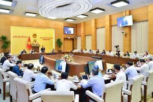 Phiên họp thứ 24 của Ủy ban Thường vụ Quốc hội khai mạc vào ngày 12/7