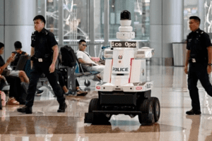 Robot cảnh sát chuẩn bị được triển khai trên toàn Singapore