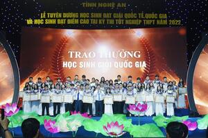 Nghệ An sẽ chi khoảng 4 tỷ đồng khen thưởng học sinh giỏi