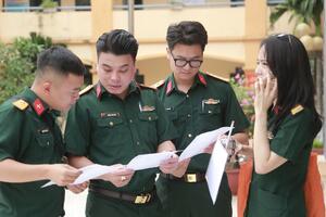 Công bố điểm chuẩn 17 trường quân đội năm 2023