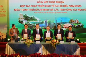 Thống nhất 5 lĩnh vực hợp tác trọng tâm giữa TP Hồ Chí Minh và Tây Nguyên