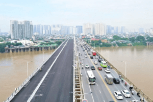 Sáng nay (30/8), khánh thành cầu Vĩnh Tuy 2, Hà Nội phân luồng lại giao thông