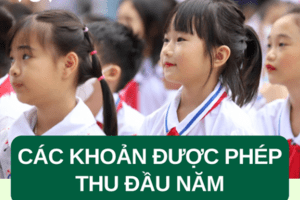 Trường học ở Hà Nội được phép thu những khoản nào đầu năm học?