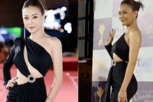 Phương Oanh xả kho loạt hình lẻ bóng trên thảm đỏ, so với ảnh qua camera thường khác "một trời một vực"?