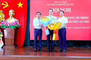 Ông Phan Tiến Lân giữ chức Cục trưởng Cục Thuế Cần Thơ