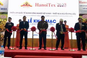 Khai mạc Triển lãm HanoiTex & HanoiFabric 2023