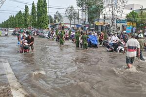 TP. Cần Thơ: Đỉnh triều cường có khả năng vượt mức báo động III trong những ngày tới