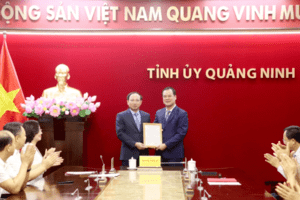 Ông Điệp Văn Chiến được bổ nhiệm làm Trưởng Ban Nội chính Tỉnh ủy Quảng Ninh