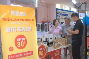 Triển lãm quốc tế Vietbuild TP. Hồ Chí Minh: Khuyến mãi “khủng” lên đến 80% kích cầu tiêu dùng