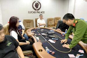 Triệt phá đường dây đánh bạc trong Câu lạc bộ Lucas Palace