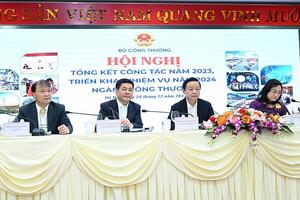 Bộ Công Thương tổ chức hội nghị tổng kết năm 2023, triển khai nhiệm vụ năm 2024