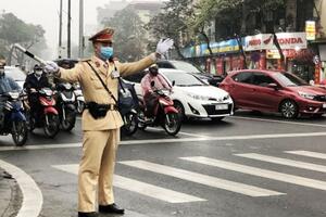 Hà Nội: Bố trí hơn 100 chốt trực tại vị trí nguy cơ ùn tắc