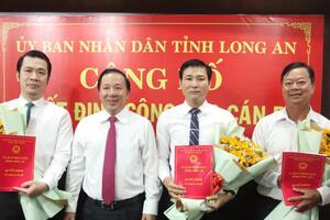 Long An: Ông Trương Tấn Sơn giữ chức Phó Giám đốc Sở Xây dựng