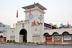 Tp.HCM: Khẩn trương cải tạo cảnh quan khu vực trước chợ Bến Thành