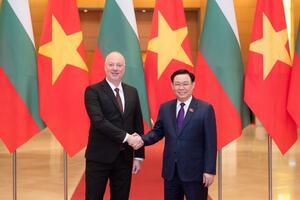 Chủ tịch Quốc hội Vương Đình Huệ hội đàm với Chủ tịch Quốc hội Bulgaria